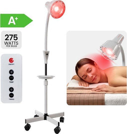 Resty® Infraroodlamp - 275W - Rood Licht Therapie - Timer - Draaibare Kop - Enkele