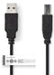 Nedis CCGT60100BK30 - USB A naar USB B Kabel - 300 cm - Zwart