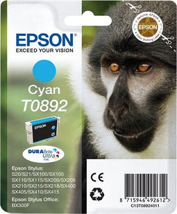 Epson T0892 - Inktcartridge - DURABrite Ultra - Cyaan