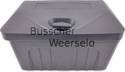 Kunststof - Kist - Aanhangwagen - Aanhangwagenkist - 51-35-30 - Zwart