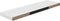 vidaXL - Wandschappen - zwevend - 4 - st - 90x23,5x3,8 - cm - MDF - hoogglans - wit