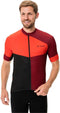 Vaude Posta FZ Tricot fietsshirt korte mouwen rood heren