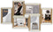 ZEP - Houten multi Fotolijst Vercelli in wit en bruin voor 6 foto's 10x15 cm (afmeting 54 x 33 cm) - DN697W