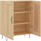 vidaXL - Dressoir - 69,5x34x90 - cm - bewerkt - hout - sonoma - eikenkleurig