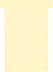 T-kaart djois formaat 3 77mm beige 100st | 5 stuks