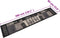vidaXL - Keukenmat - wasbaar - koffieprint - 60x300 - cm - fluweel - zwart