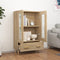 vidaXL - Hoge - kast - 70x31x115 - cm - bewerkt - hout - sonoma - eikenkleurig