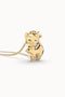 Chocli halsketting kat 18k verguld