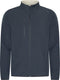 Mario Russo Softshell Jas - Winterjas Heren - Winddicht en waterafstotend - Navy - L