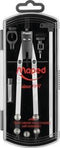 Maped passer N°421, 4-delige passerdoos: 1 boogpasser, verlengstang 140 mm, vulling en adaptor