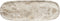 Mica Decorations Finnos Dienblad - Marmer - L50 x B18 x H2 cm - Beige