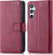 iMoshion Hoesje Geschikt voor Samsung Galaxy A14 (5G) / A14 (4G) Hoesje Met Pasjeshouder - iMoshion Luxe Bookcase - donkerrood