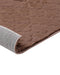 GHARO - Hoogpolig vloerkleed - Bruin - 80 x 150 cm - Polyester
