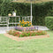 vidaXL - Plantenbak - 80x80x27 - cm - massief - grenenhout