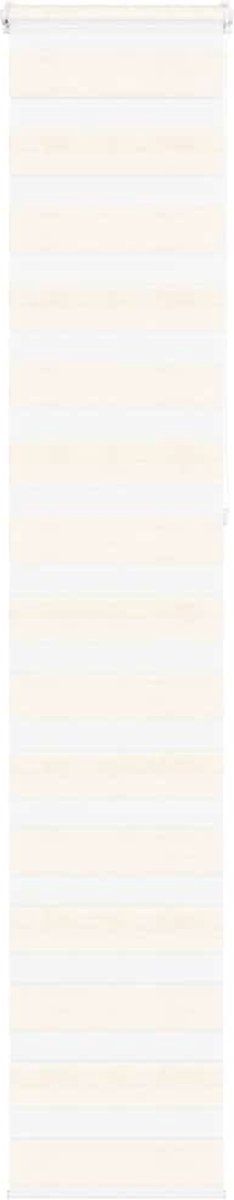 vidaXL - Zebra - rolgordijn - 45x230 - cm - stofbreedte - 40,9 - cm - marmerbeige