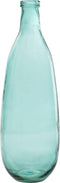 J-Line vaas Fles - glas - aqua - large - Ø 25 cm