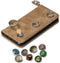GranC - drukknopen wallet hoes - Geschikt voor Samsung Galaxy S8 - taupe