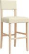 vidaXL - Barstoelen - 2 - st - massief - rubberhout - en - kunstleer