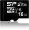 Silicon Power Elite - MicroSDHC 16GB Class 10 UHS-1 tot 85Mb/s - Zwart