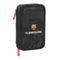 Dubbele etui F.C. Barcelona Black Zwart 12.5 x 19.5 x 4 cm 29 Onderdelen