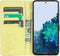 iMoshion Hoesje Geschikt voor Samsung Galaxy S21 Hoesje Met Pasjeshouder - iMoshion Mandala Bookcase - Geel