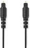 Nedis CAGP25000BK100 - Digitale audiokabel - Toslink connectoren - Zwart