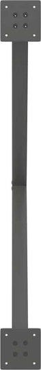 vidaXL - Eettafelpoten - 2 - st - X-vormig - 90x(72-73) - cm - staal - antraciet