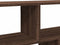 vidaXL - Wandschap - 100x25x50 - cm - bewerkt - hout - bruin - eikenkleurig