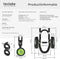 tectake® WaveWheel - Opvouwbare Transportkar voor Surfplank - Robuust Aluminium - Voor 1 Board