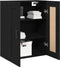 vidaXL - Highboard - Zwart - Eiken - 69,5x34x90 - cm - Gefabriceerd - Hout