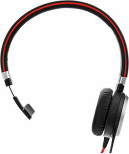 Jabra Evolve 40 MS Mono - Headset met Microfoon - Noise-cancelling - Zwart