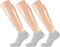 Apollo - Basic Sneakersokken - Bamboe Naadloos - Grijs (3-pack)