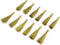 TOOLCRAFT TO-5864076 Reserveborstels voor glasvezelgumstiften 12 stuks (messing draad) 4 mm Diameter 4 mm 12 stuk(s)