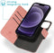 iMoshion Hoesje Geschikt voor iPhone 13 Hoesje Met Pasjeshouder - iMoshion Uitneembare 2-in-1 Luxe Bookcase - Roze