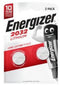 Energizer 637986 - CR2032 Knoopcel Batterij - 3V 235mAh (2 stuks)