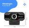 Tracer FHD WEB007 - Webcam - 1920x1080p 30fps - 120° kijkhoek - Ingebouwde microfoon - Zwart