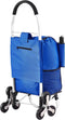 Boodschappentrolley - opvouwbaar - 36 l - 6 wielen - 445 x 375 x 990 mm - Oxford-stof