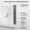 Sansbeauté® Hollywood Spiegel - Make Up Spiegel 80x60cm - 18 Dimbare LED Lampen - 10X Vergroting - Bluetooth - USB Oplaadpoort - Rechthoekig
