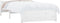vidaXL - Bedframe - massief - hout - wit - 100x200 - cm