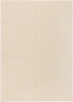 vidaXL - Vloerkleed - kortpolig - 120x170 - cm - crèmekleurig