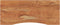 vidaXL - Bureaublad - rechthoekig - 120x50x2,5 - cm - massief - acaciahout