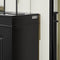 SoBuy FSR94-SCH - Entreekast - 3 Vouwdeuren - Zwart Houtcomposiet