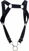 MOB EROTICWEAR - DNGEON ELASTIC BACK HARNESS WITH SINGLE T. RING