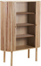MANARA - Dressoir - Lichthout - 130 cm - Paulowniahout