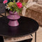 Salontafel Industrieel - Salontafel Lecia - Salontafel zwart 80 cm