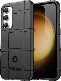 iMoshion Hoesje Geschikt voor Samsung Galaxy S23 FE Hoesje Siliconen - iMoshion Rugged Shield Backcover - Zwart