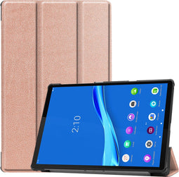 imoshion Tablet Hoes - Geschikt voor Lenovo Tab M10 Plus, Lenovo Tab M10 FHD Plus - Trifold Bookcase - Rosé Goud