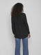 VILA VILUCY LS SHIRT - Doorknoop blouse - V-hals - XS