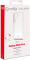 Celly Gelskin Siliconen hoesje - Geschikt voor Samsung Galaxy S22 Ultra - TPU Back cover - Transparant
