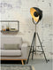 it's about RoMi Vloerlamp Hollywood - Zwart - 63x63x185cm - Modern - Staande lampen voor Woonkamer - Slaapkamer